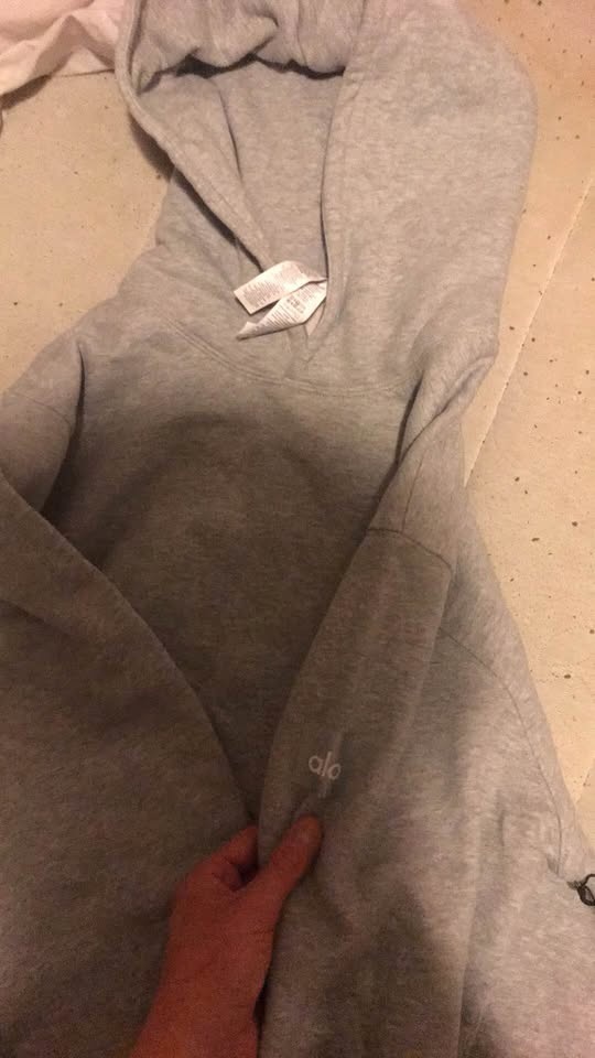 Alo gray hoodie Size Small - photo 2
