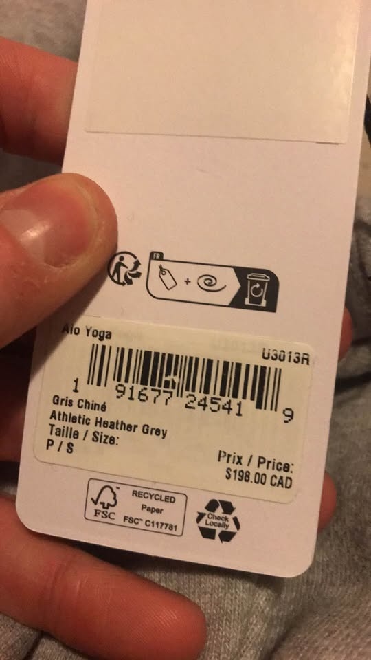 Alo gray hoodie Size Small - photo 3