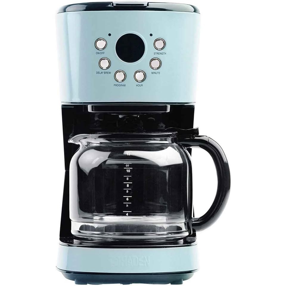 HADEN HERITAGE 12-Cup Programmable Retro Coffee Maker - Turquois - photo 2