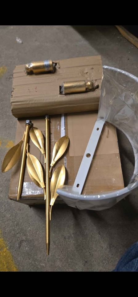 Marida Light Gold Wall Light with Dimmable Lights - photo 5