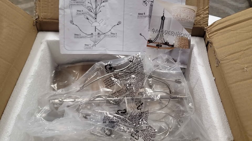 Unique Traditional 4-Light Chandelier with Darcey Crystal Detail - photo 5