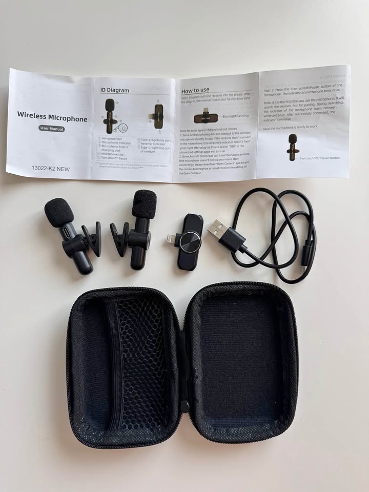 Wireless Microphone System K2 Type-C Lightning