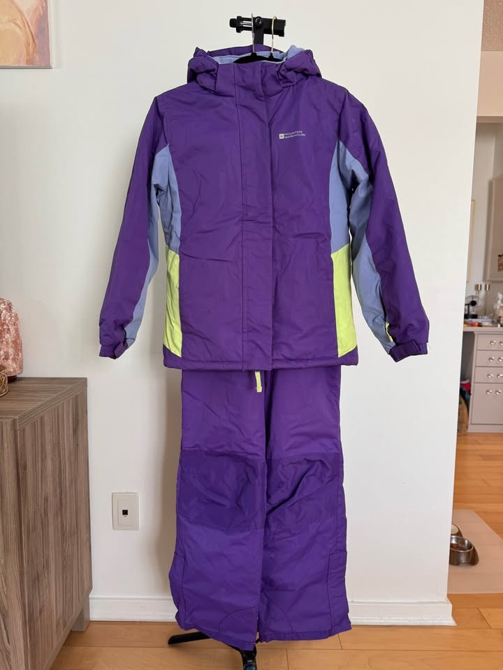 Mountain Warehouse Snow Purple Ski Suit 11-12 YRS
