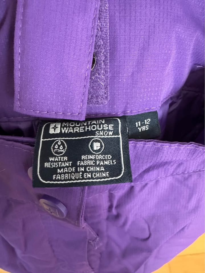 Mountain Warehouse Snow Purple Ski Suit 11-12 YRS - photo 4