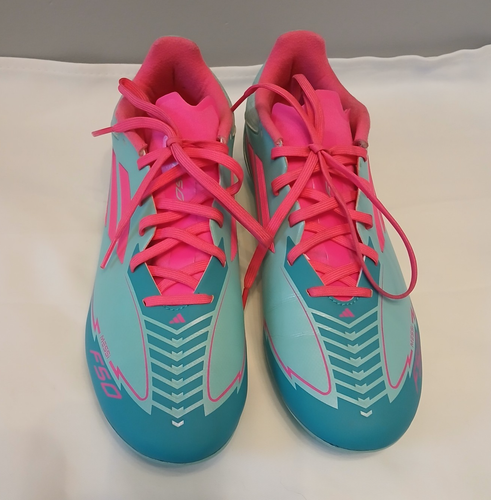 Adidas F50 League Messi Soccer Cleats Mens 9.5 Flash Aqua IH0928 - photo 2