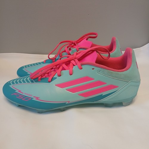 Adidas F50 League Messi Soccer Cleats Mens 9.5 Flash Aqua IH0928 - photo 4