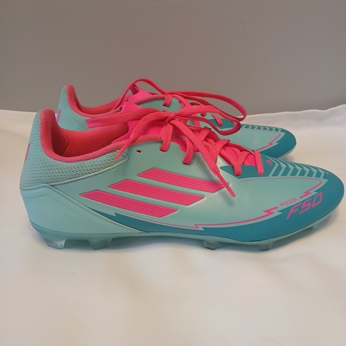 Adidas F50 League Messi Soccer Cleats Mens 9.5 Flash Aqua IH0928 - photo 5