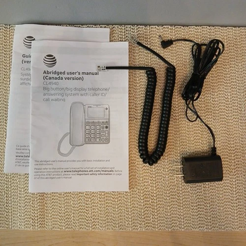 AT&T CL4940 Corded Speakerphone Answering System - photo 2