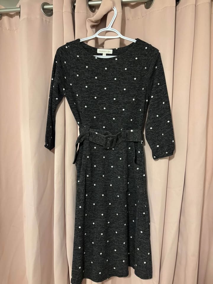 monteau Los Angeles Polka Dot Belted Dress M - photo 2