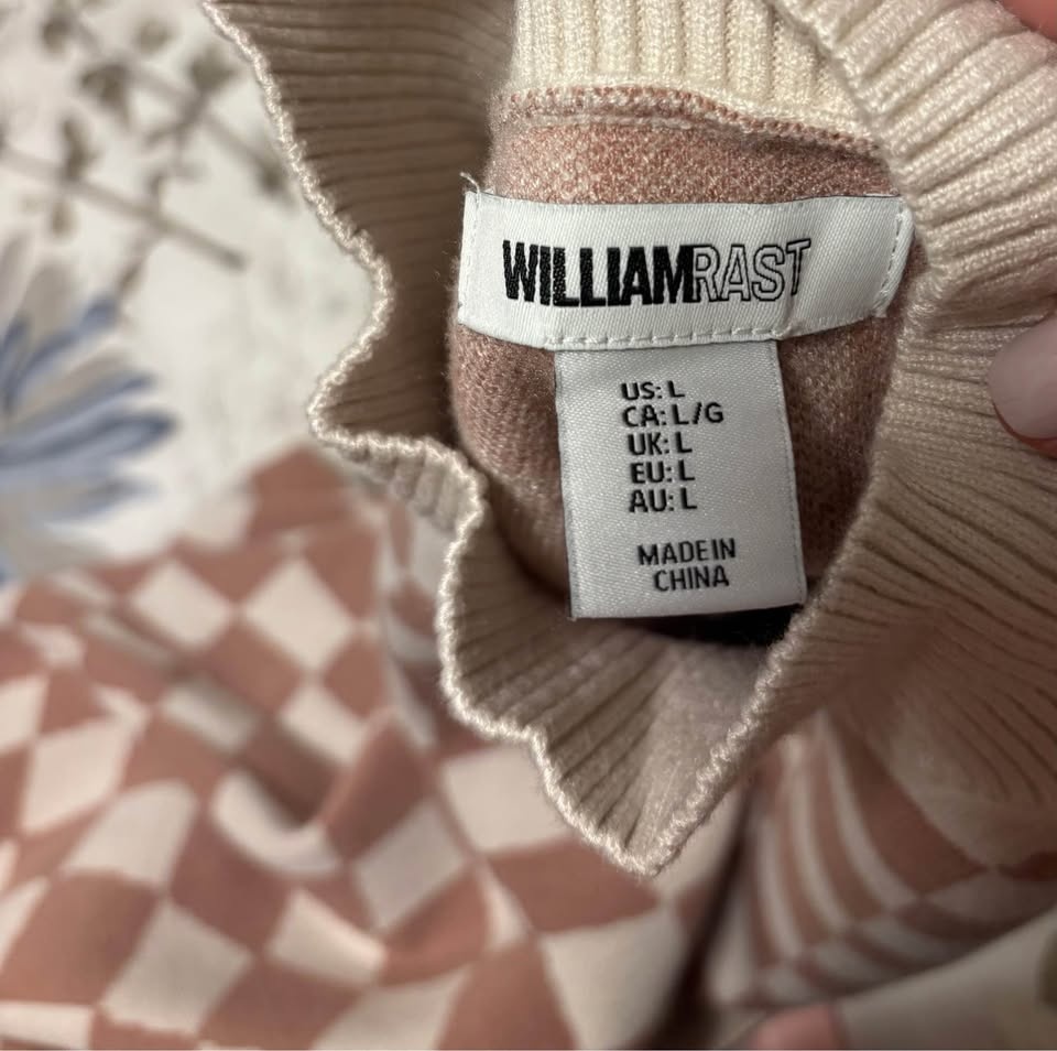 WILLIAMRAST Checkerboard Knit Dress Large - photo 3