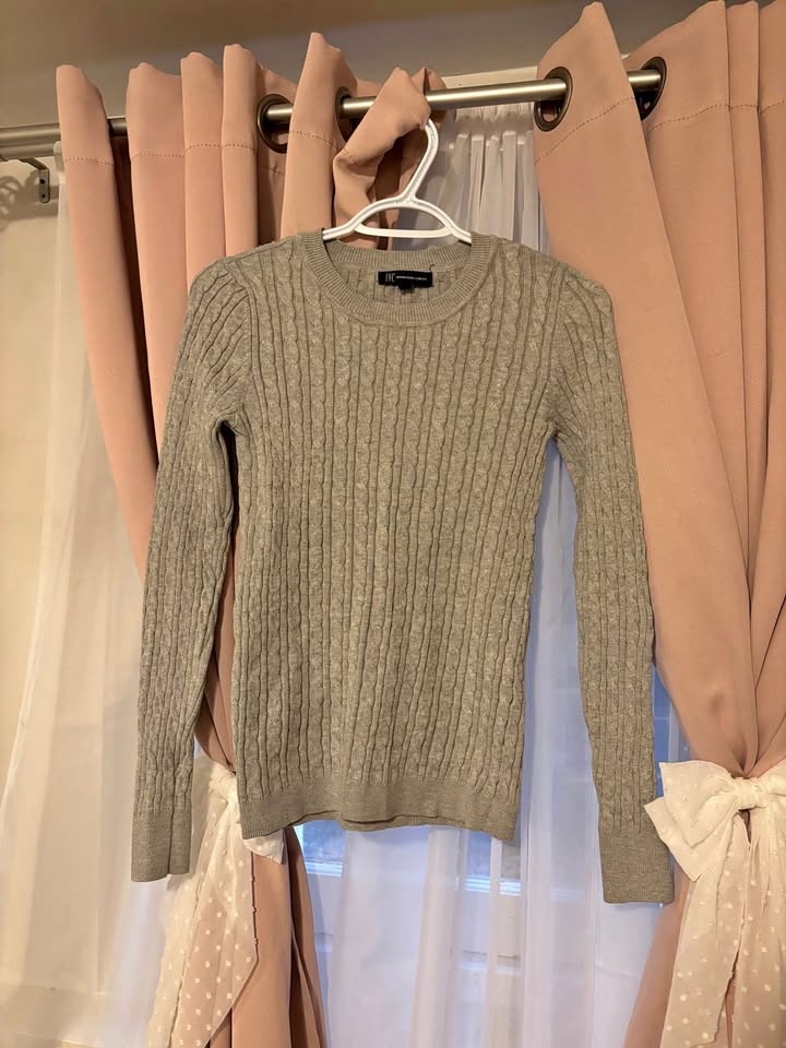 INC International Concepts Cable Knit Sweater