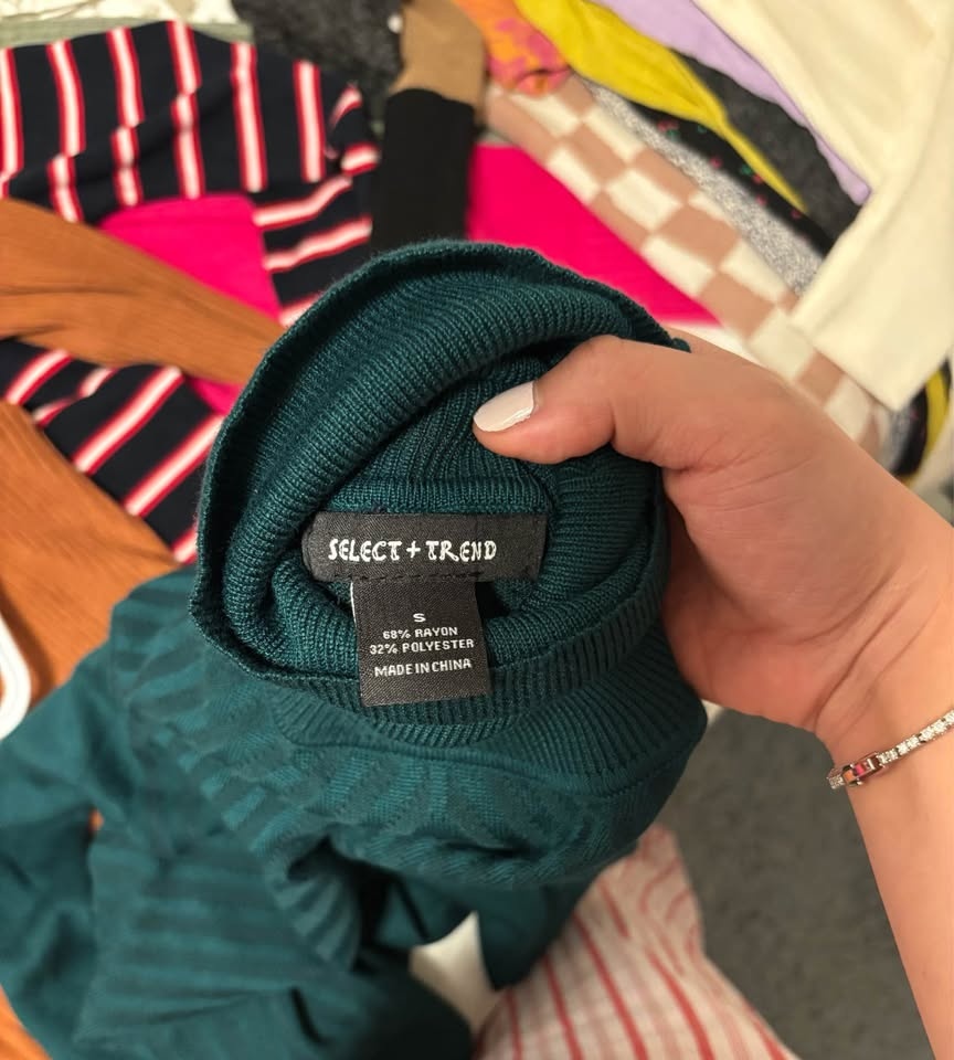 SELECT + TREND Dark Green Turtleneck Sweater - photo 2