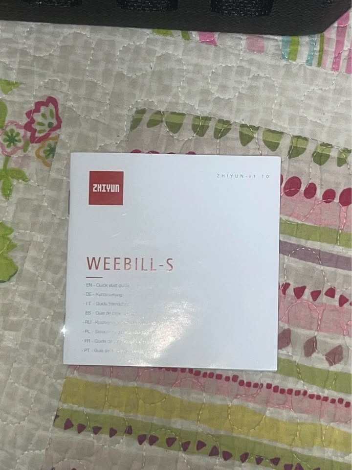 Zhiyun Weebill S 3-Axis Gimbal – Like New – With Box $210 OBO - photo 4