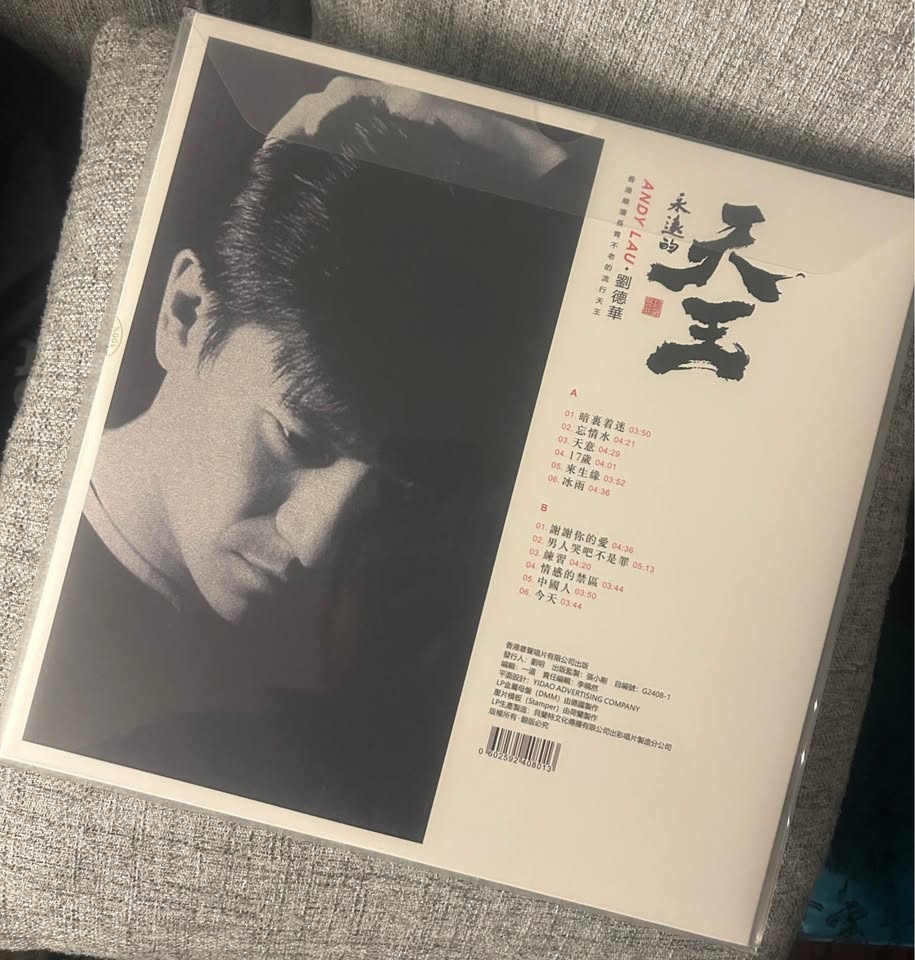 Andy Lau 永遠的天王 (Eternal Heavenly King) Vinyl LP - photo 2
