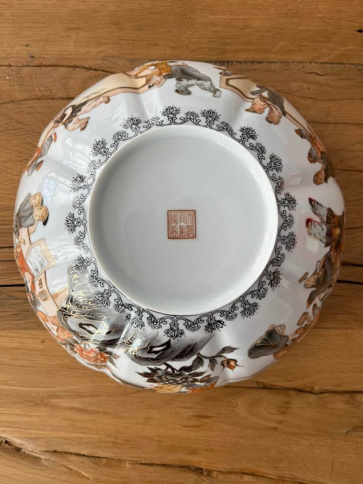 Vintage Chinese Porcelain Decorative Bowls – Set of 2 - photo 4