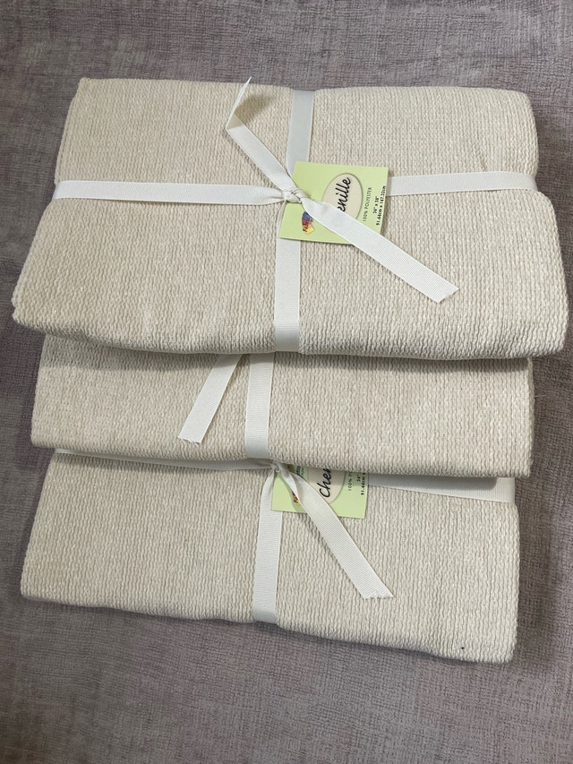 Chenille Fabric - Set of 3