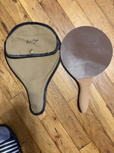 Two Fred Perry Table Tennis Paddles with Case