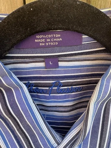 Mens Large Button Up Vintage Shirt - photo 3