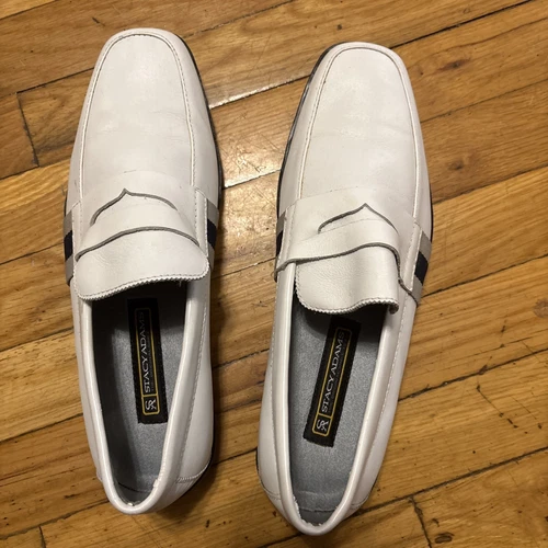 Stacy Adams Men's White Shoes - Size 9 M