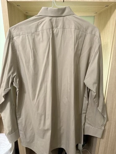 Paul Frederick Beige Long-Sleeve Dress Shirt - photo 2