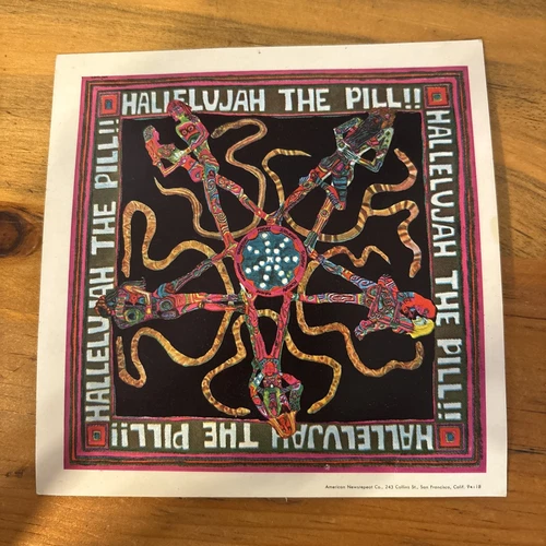 1967 Postcard: "Hallelujah, the Pill."