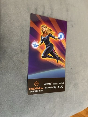 2023 The Marvels Super Hero Regal Collectible Ticket - Ms. Marve