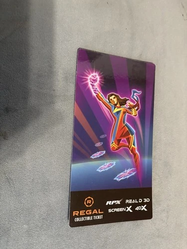 2023 The Marvels Super Hero Regal Collectible Ticket - Ms. Marve - photo 4