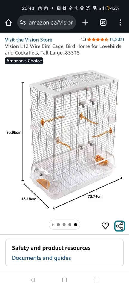 Large Bird Cage Vision L12 - photo 5