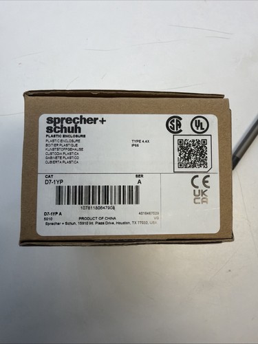 Sprecher + Schuh D7-1YP Industrial Control Box - photo 3