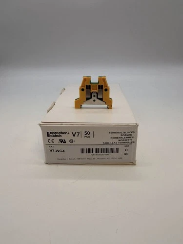 NEW 50 Pcs Sprecher + Schuh Terminal Block V7-WG4