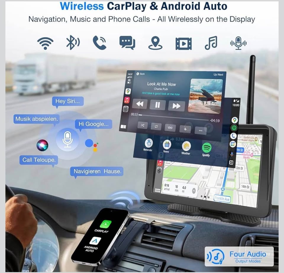 (New) Wireless Backup Camera for RV: 7" Portable Touchscreen - photo 3