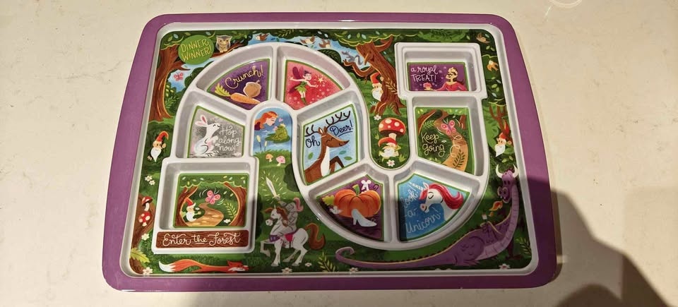 Meal game board plate