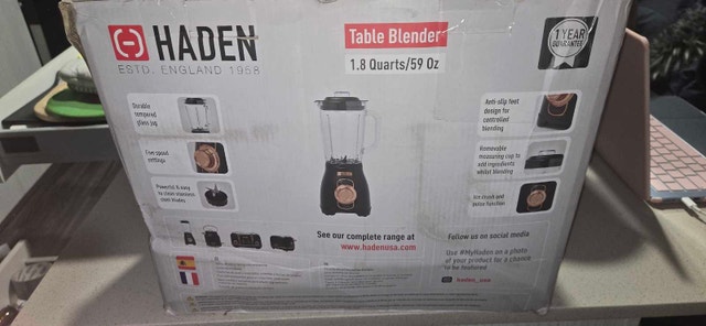 Haden Blender - New in Box - photo 4