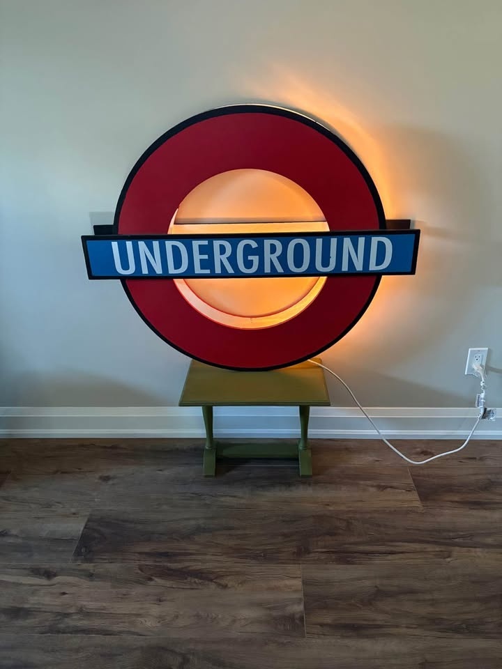 Custom London Underground LED Sign - photo 2