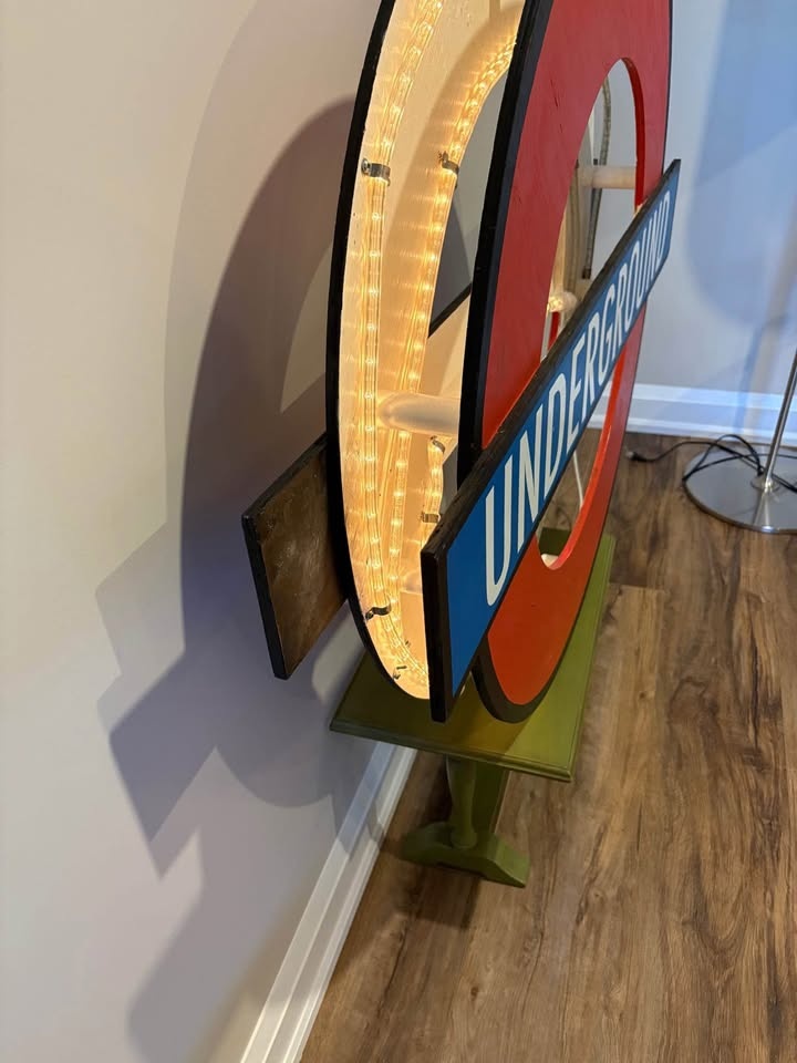 Custom London Underground LED Sign - photo 3