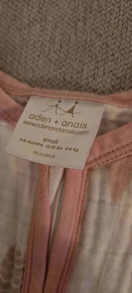 Aden & anais sleep sack 0-6 months /10-18 lbs - photo 2