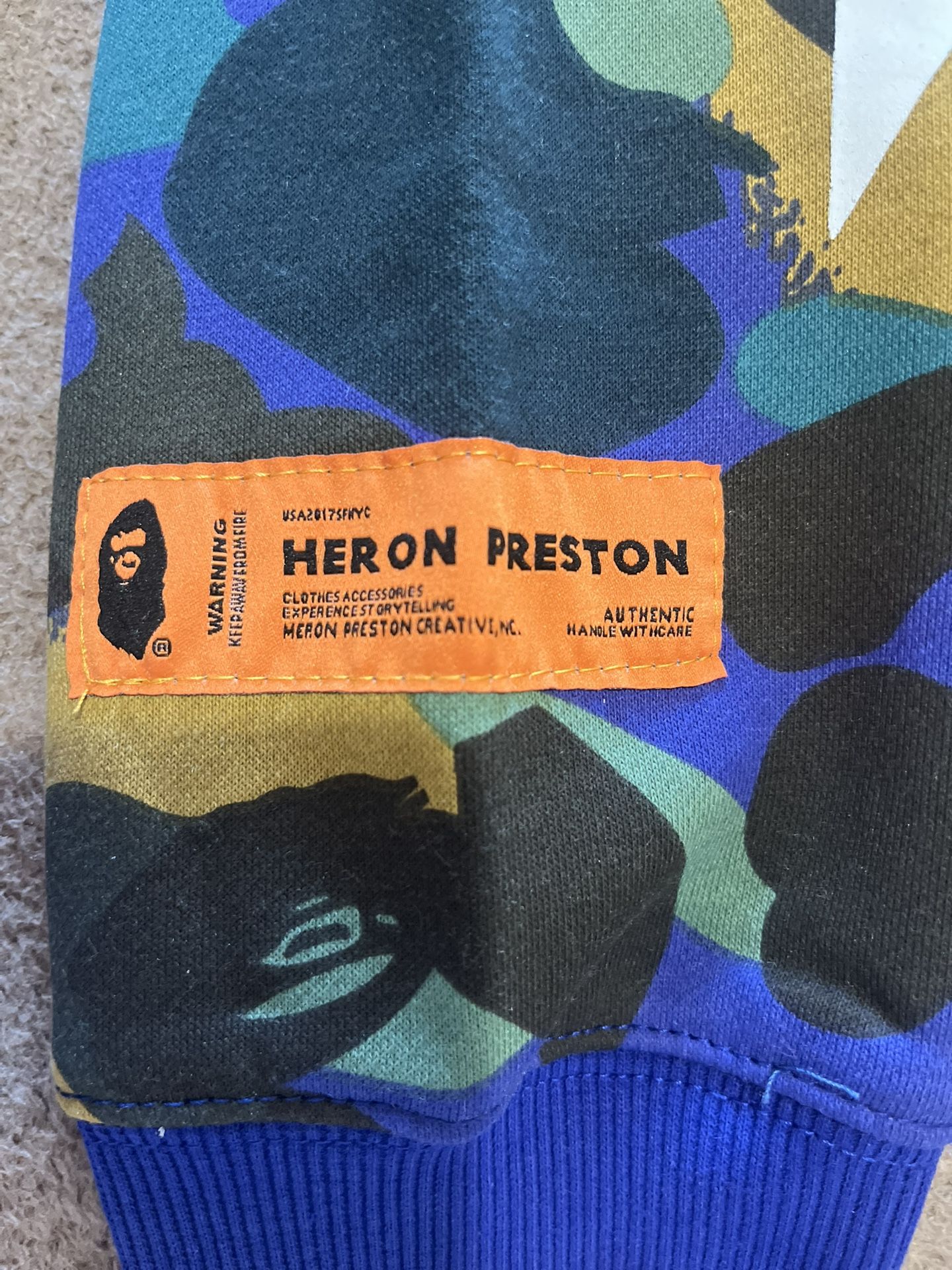 Bape Heron X Preston Hoodie - Size Medium - photo 3