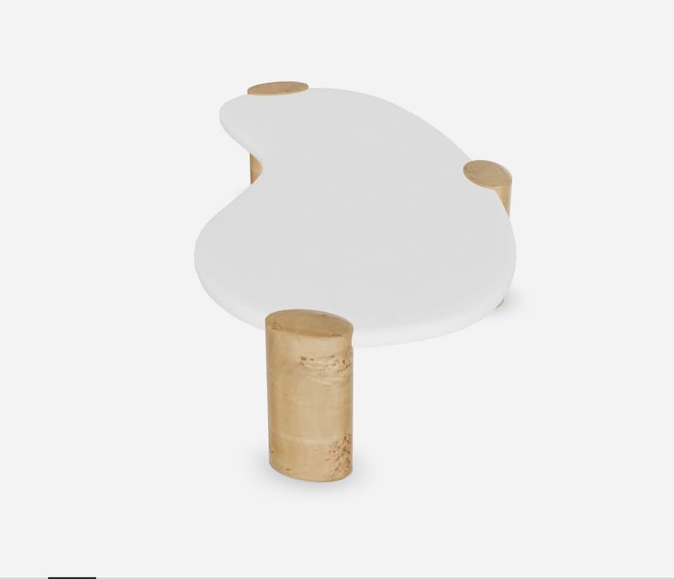 Athena Calderone Sassolino Coffee Table – Luxury Designer Piece - photo 2