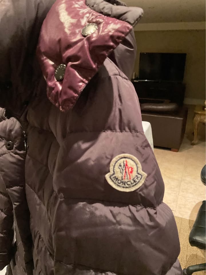 Moncler Puffer Coat Jacket Womens Jura Long Coat Size 2 - photo 2
