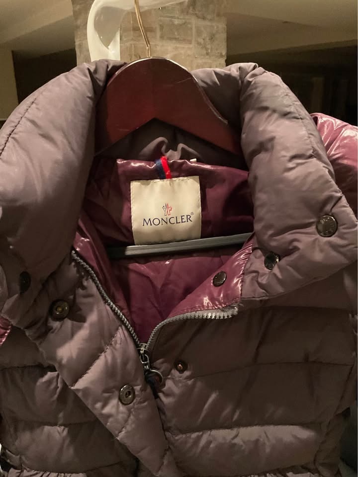 Moncler Puffer Coat Jacket Womens Jura Long Coat Size 2 - photo 3