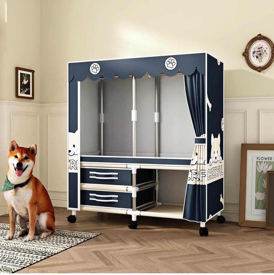 (New) Portable Rolling Wardrobe Storage Rack - photo 2