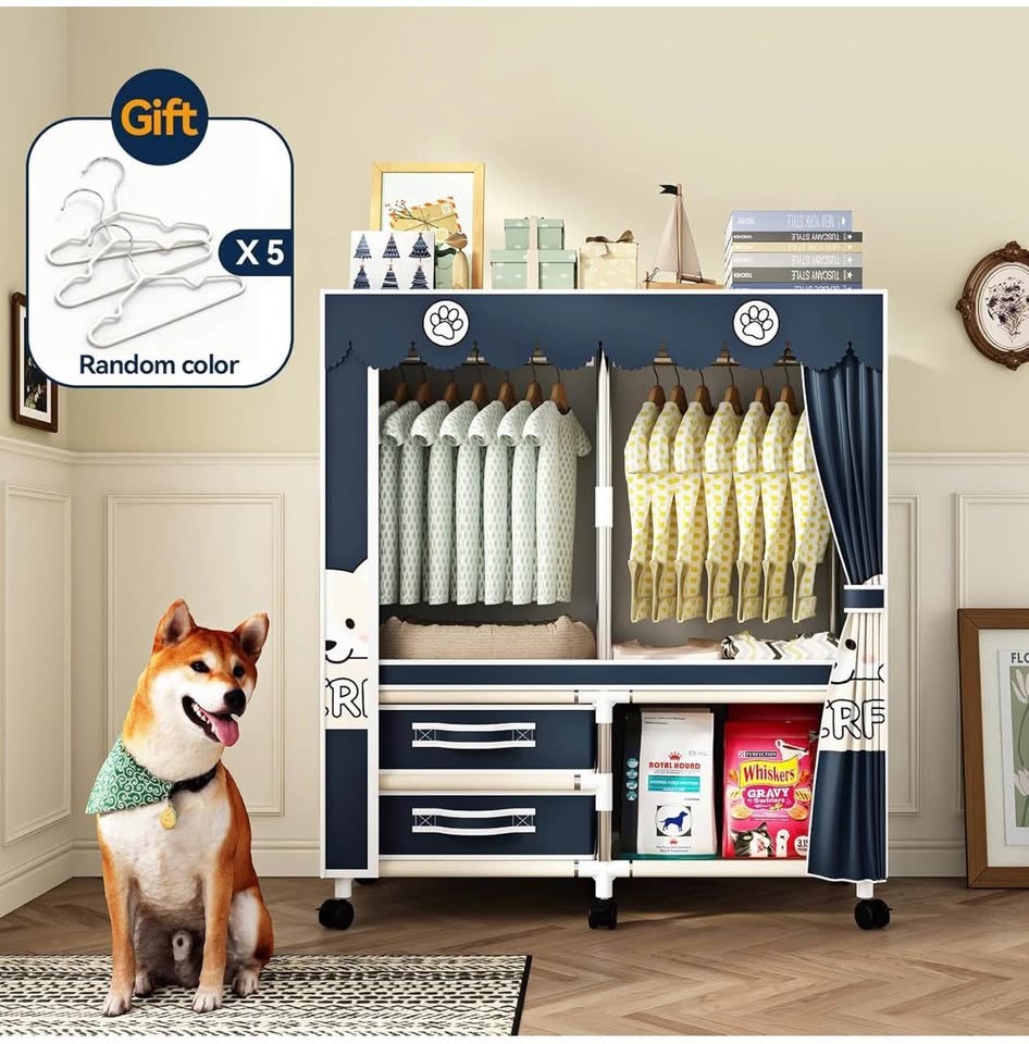 (New) Portable Rolling Wardrobe Storage Rack - photo 4