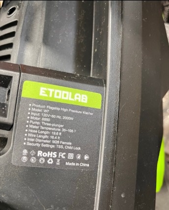 Electric Pressure Washer, 4500PSI 2.8 GPM - photo 4