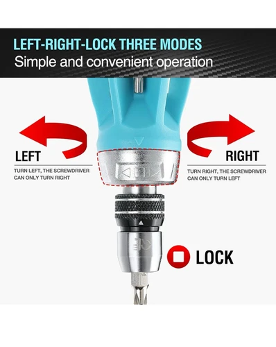 DURATECH Stubby Ratcheting Screwdriver, 12-in-1 Multi-bit - photo 5
