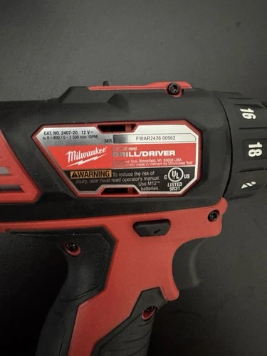 Milwaukee 2407-20 M12 12V Cordless Drill/Driver Bare Tool - photo 3