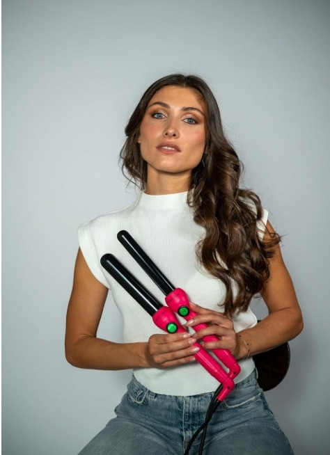 Jose Eber Curling Iron, 25mm, Pink, Dual Voltage - photo 4