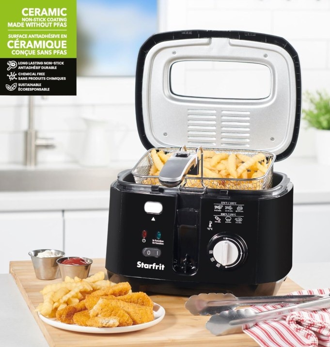 2.5L Oil Fryer with Removable Ceramic Bowl - photo 2