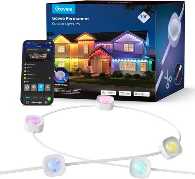 Govee Permanent Outdoor Lights Pro, 100ft
