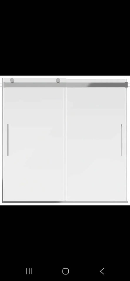Delta Classic 500 Frameless Barndoor Shower Door - Black - photo 3