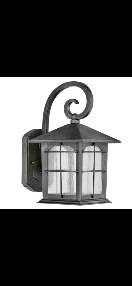 Brimfield 12.75 in. Aged Iron LED Outdoor Light